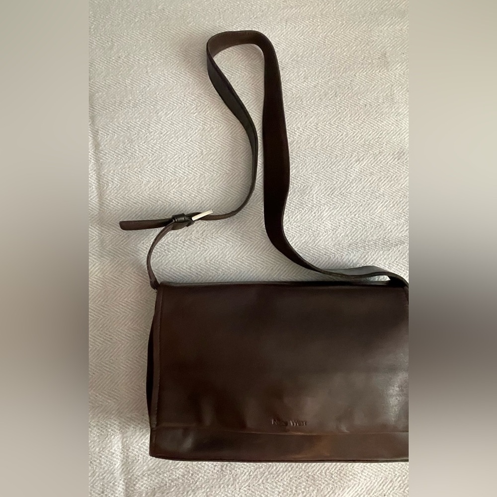Nine West Dark Brown Satchel Bag